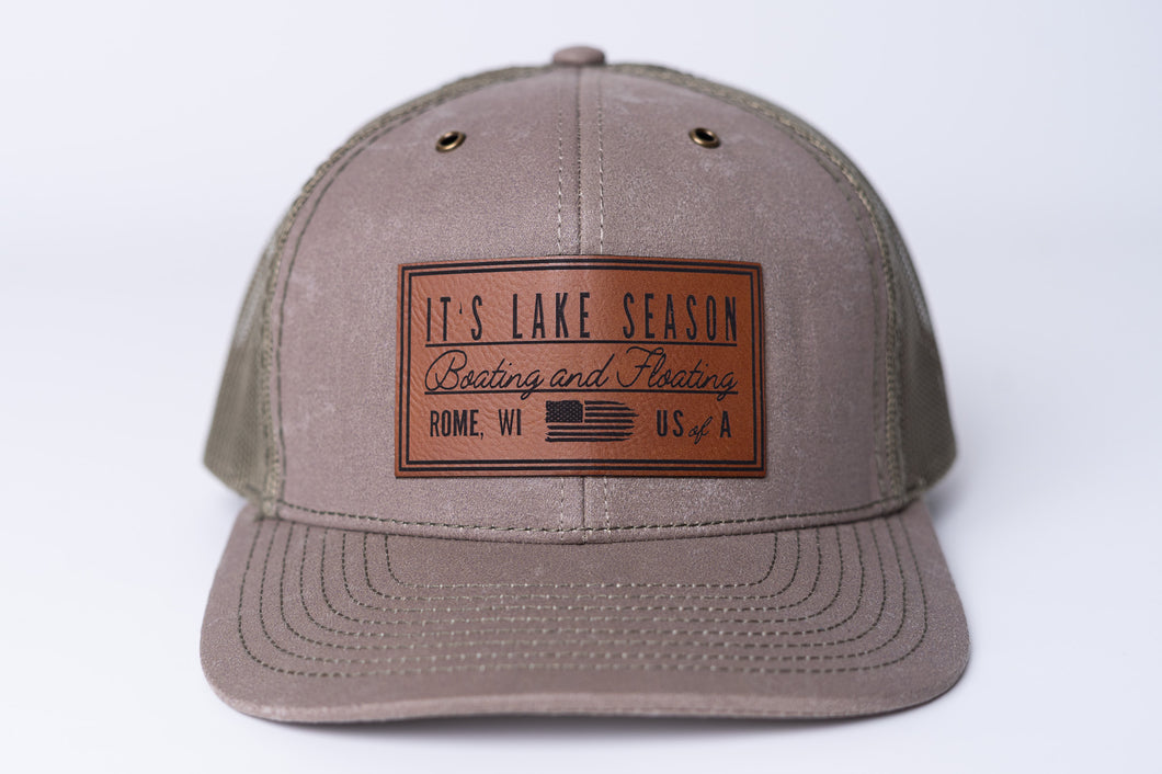 It's Lake Season Hat - Khaki Loden