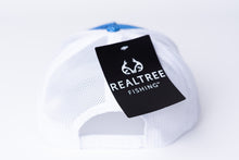 Load image into Gallery viewer, It&#39;s Lake Season Hat - Realtree Fishing Blue/White
