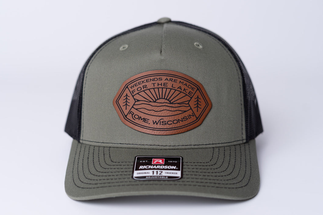 Weekends Are Made for the Lake - Loden Green/ Black