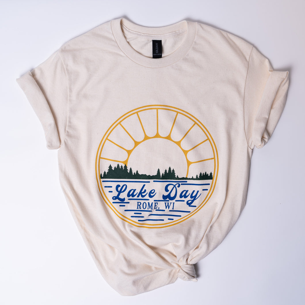 Lake Day Distressed T-Shirt