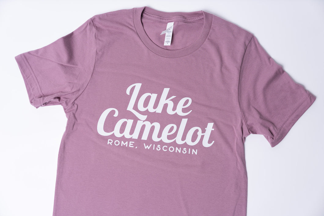 Lake Camelot Tee-Dusty Lavender