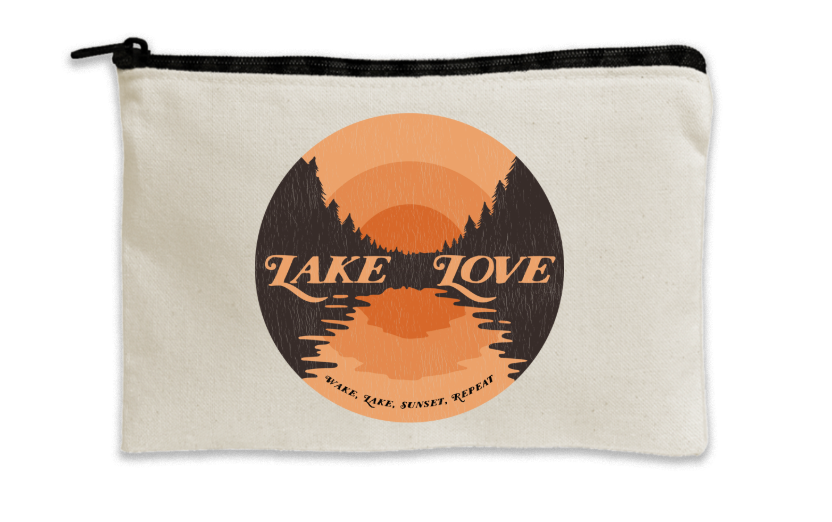 Lake Love - Zippered Pouch